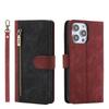 RFID Zipper Wallet Flip Leather Cards Solt Case for iPhone 14 15 16 Pro Max 13 12 11 SE 2025 X XS XR 8 7 Plus Stand Phone Cover