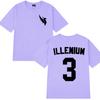 High Quality Illenium Dj Music Double Sided Printed Short Sleeve T-shirts 2025 Men Women Trend Casual T Shirt Unisex Cotton Tops