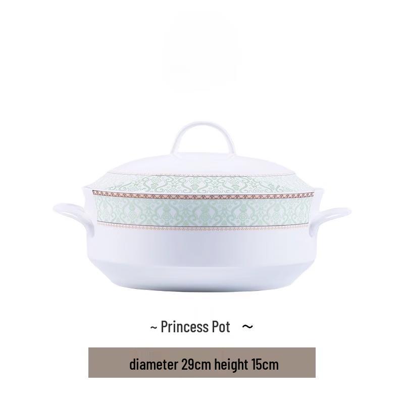 Moda Lanka Cream Style Floral Ceramic Dinnerware Set