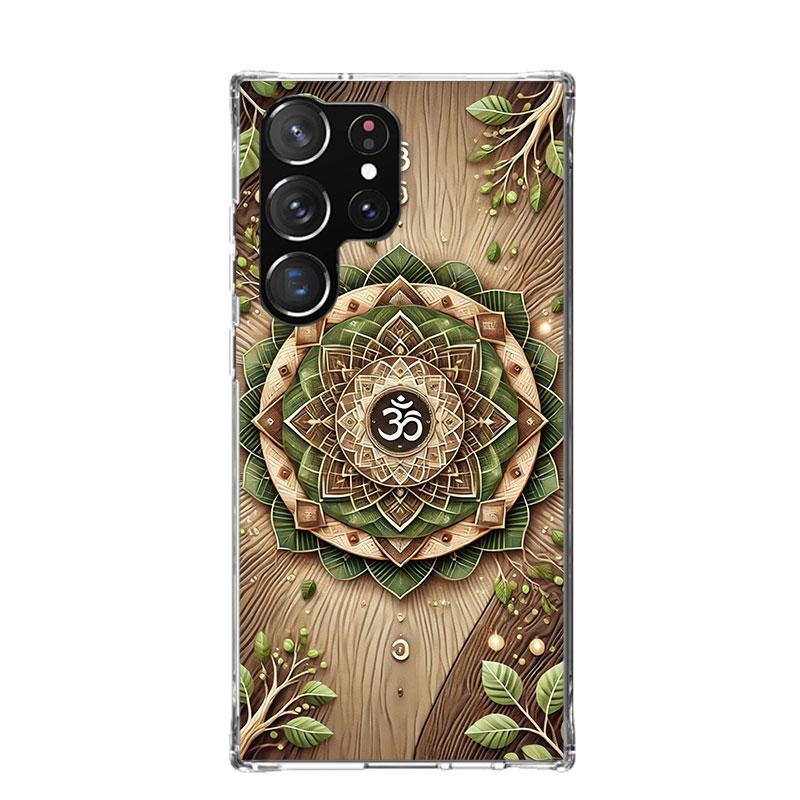 Mandala Chakra Insist Yoga Phone Case For Samsung Galaxy S26 S25 Edge S24 S23 FE S22 Ultra S21 Plus S20 + Fundas Cover Coque Gal