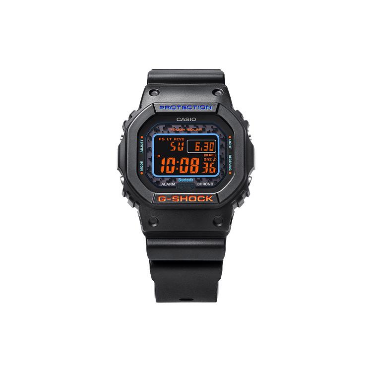 CASIO Men DIGITAL Series Black Watch GW-B5600CT-1PRT Orange/Blue Dial