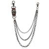 Soulcollision Europäische und Amerikanische Vielseitige Jeans Taillenkette Retro Leder Trendige Unisex Hosenkette