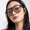 2024 Trendy Double-Bridge Frog-Shaped Retro Sunglasses for Women - Stylish Street-Style Sun Protection