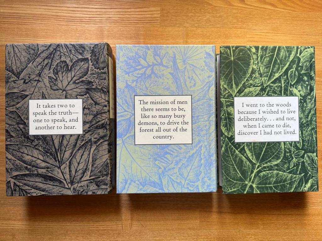 [USED] Henry David Thoreau Collected Works 3-volume Set (foreign Book) Published In 1996