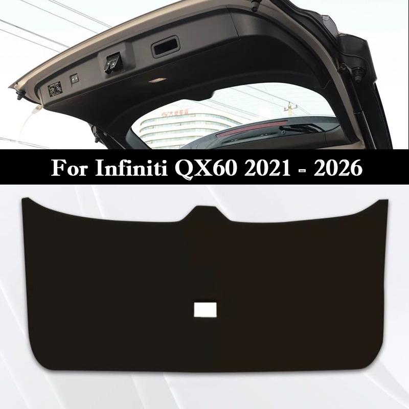 For Infiniti QX60 QX50 QX55 Car Trunk Door Anti Kick Pad Tailgate Anti-Scratch Protection Mat Cargo Liner Interior Accessories