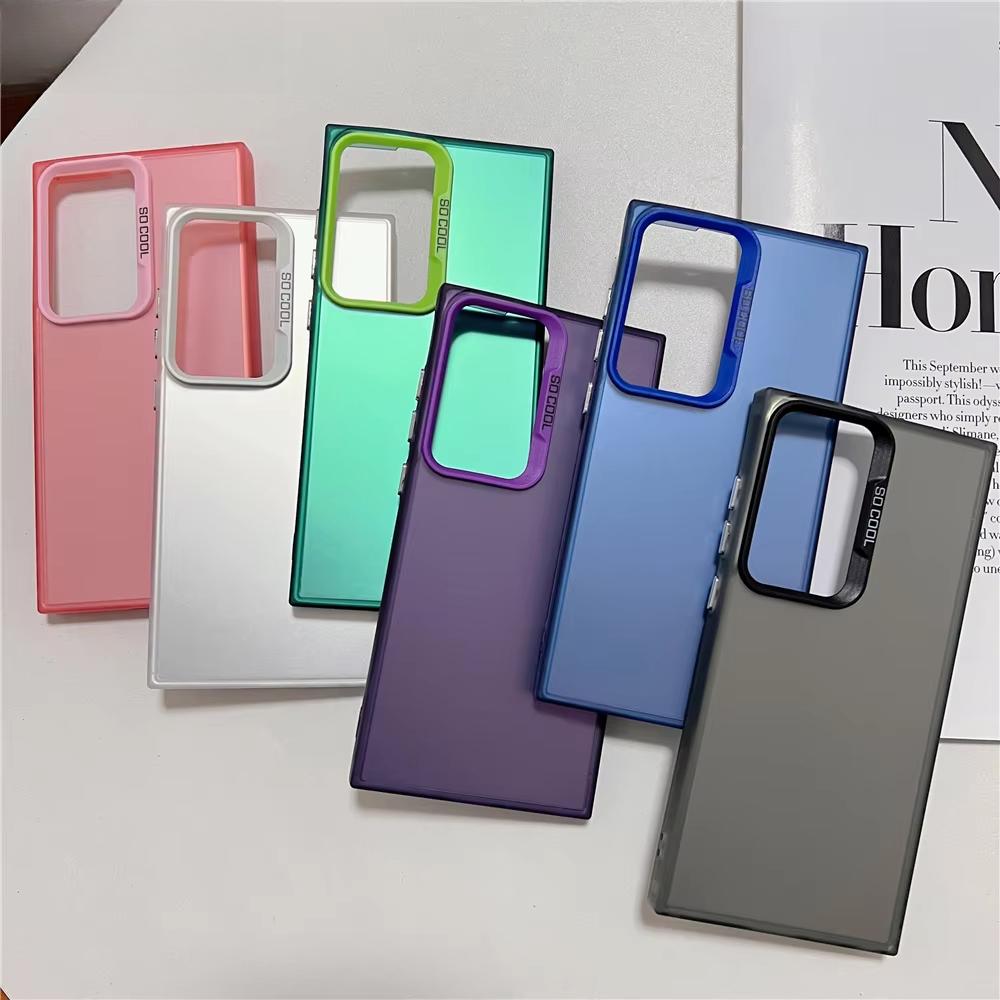 Fashion Flash Pattern Phone Case For Samsung Galaxy S25 Edge S24 S23 S22 S21 S20 Ultra Funda Silicone Silver Cover
