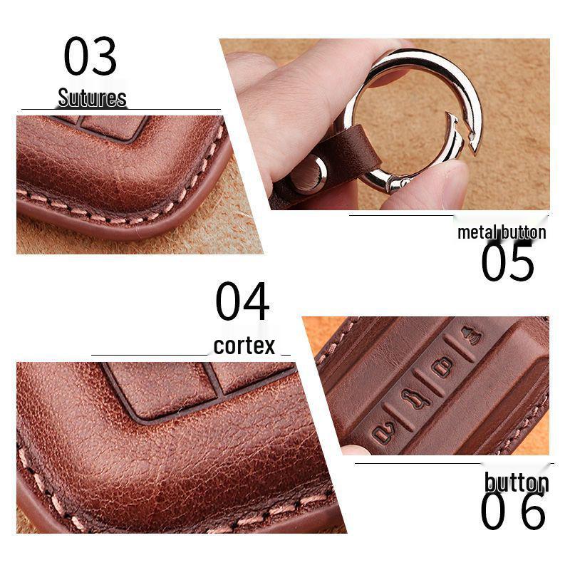 Pouzdro na klíče z pravé kůže pro Tank 300 - New City Edition Cyber 300/500 Spona na klíče Wey