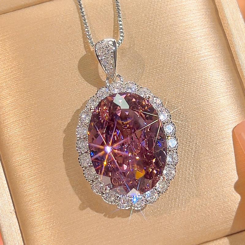 Jewelry Copper Bottom Gold-Plated Simulation Dry Rose High-End Jewelry Set Women'S Stone 15 * 20