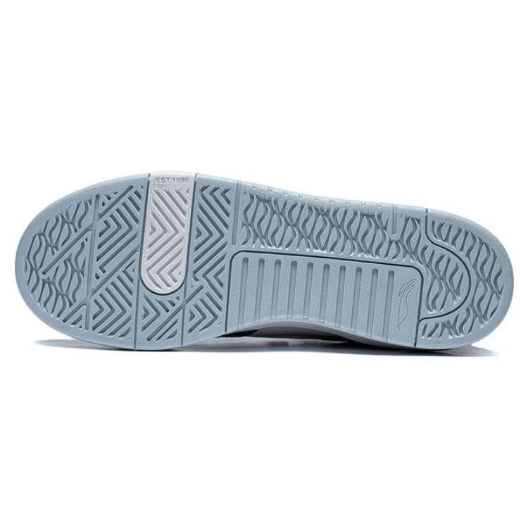 New LiNing GOS 2000 Low Top Skateboard Shoes Men's Gray Blue AEPSA55-2