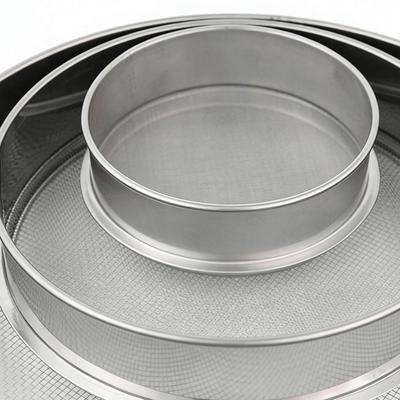 Garden Soil Sifter 3 Pieces Multipurpose Stainless Steel Mesh Garden Sieve Screen Compost Sifter For Dirt Rocks Gravel Home
