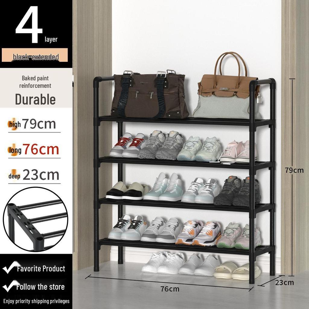 Multi-Tier Shoe Rack: Simple, Economical Storage Cabinet for Dormitory and Entryway