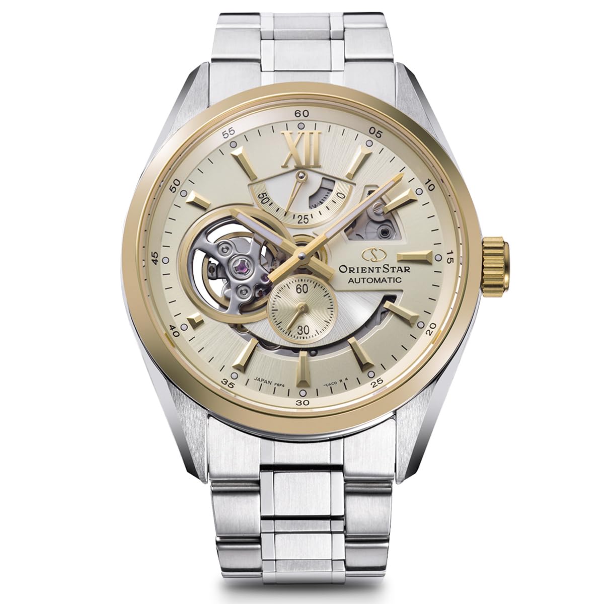 

ORIENT STAR Автоматичний годинник Modern Skeleton Механічний Зроблено в Японії 2 роки внутрішньої гарантії Відкрите серце Шампанське золото [Orient Star] Виробника