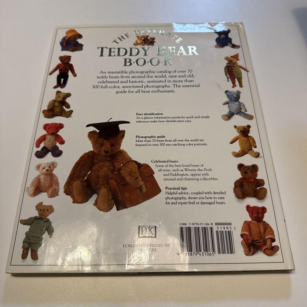 [USED] THE ULTIMATE TEDDY BEAR BOOK Foreign Books Teddy Bear Large Book