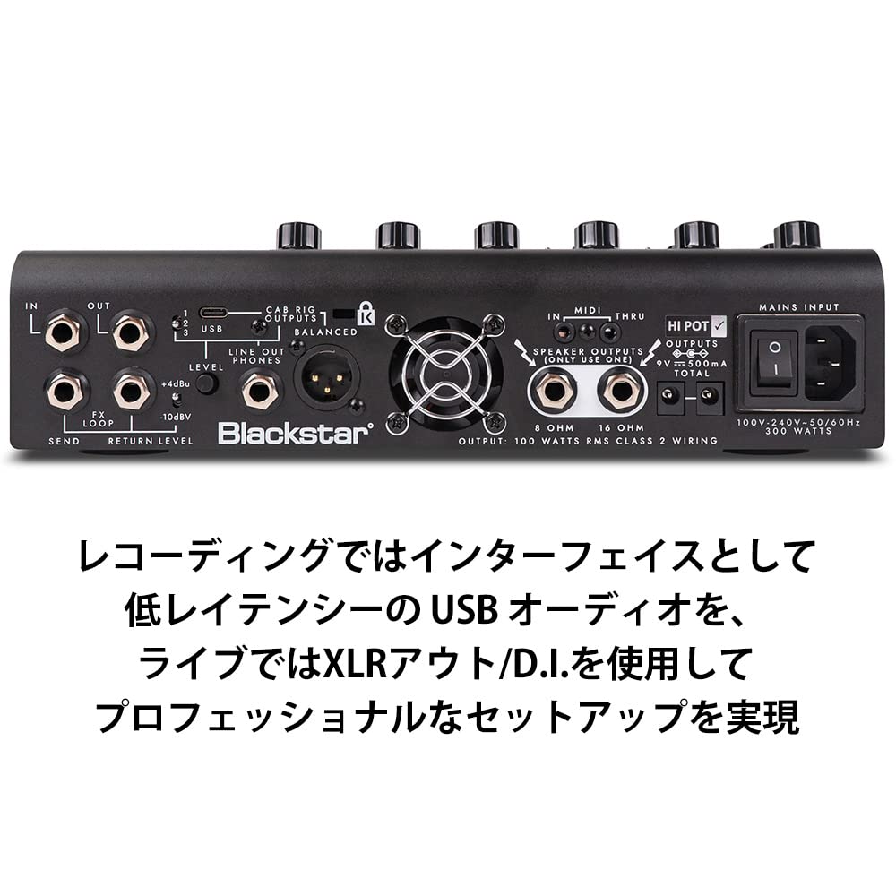 Wzmacniacz gitarowy Blackstar 100W, 10 AMPED, 3 lampowy wzmacniacz mocy, odpowiedź 3 kanały DEPT.