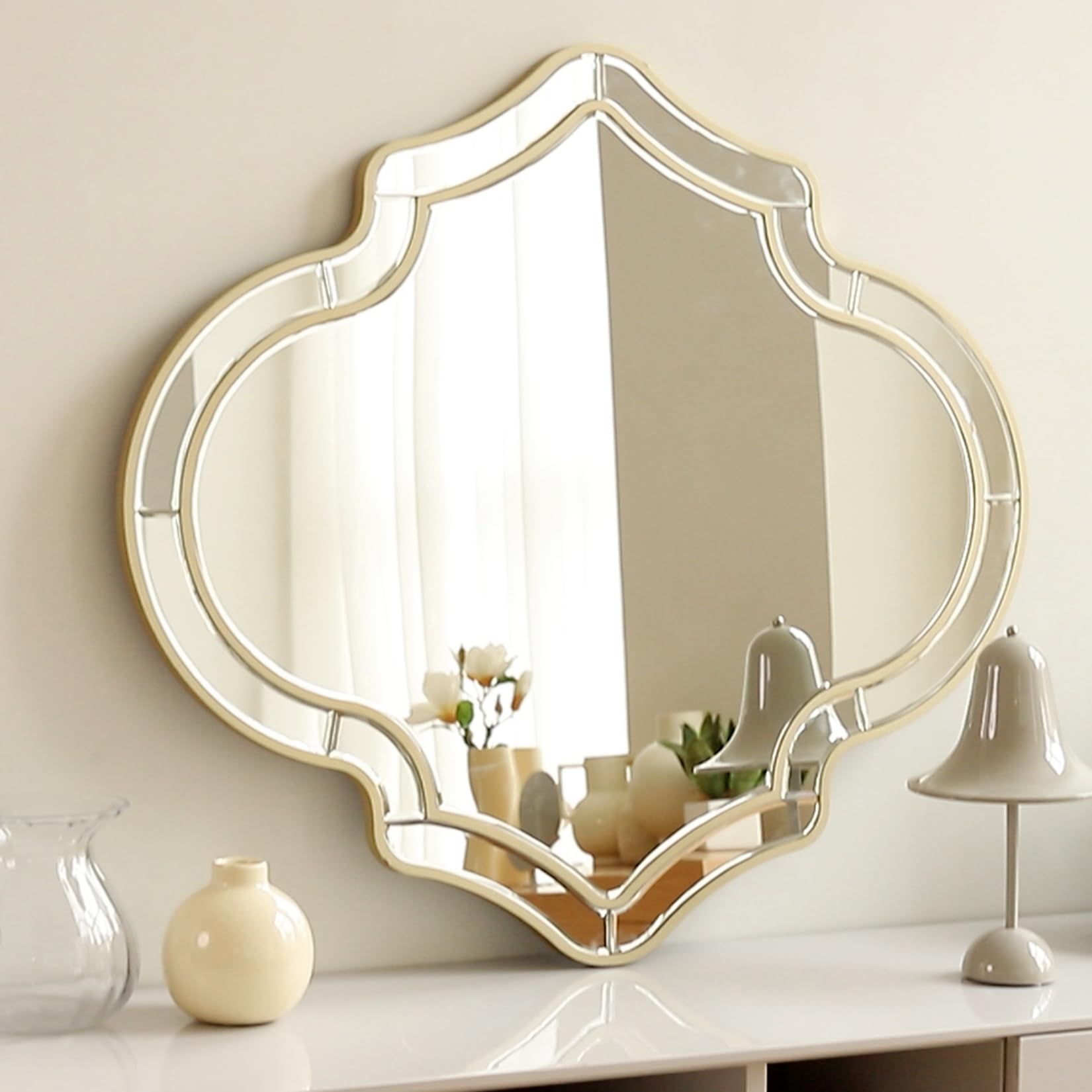 

Artloge Wall Hanging Antique Wall Wall Entrance Wall Washroom Large Makeup Bath Stain Corridor Mirror, Mirror, Decor, Mirror, Mirror, Stylish, Mirror, серебряный