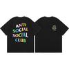 Difference Market Currency ASSC CLUB Hiroshi Fujiwara Lightning Series Printed Men's and Women's Loose Casual Short Sleeve T-Shirt