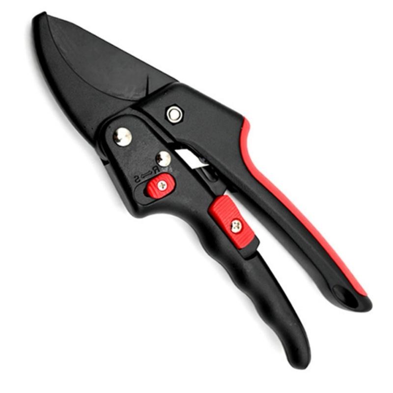 Adjustable Pruning Shears with SK5 Steel Blade for Labor Saving Cutting and Adjustable Force Control in Garden Maintenance