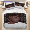 Juice Wrld Digital Art Tribute Threepiece Set 1 Duvet Cover 2 Pillowcase Without Core Bedding Set Soft And Comfortable
