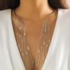 New Fashion Imitation Pearl Pendant Simplicity Women Tassel Opening Choker Neck Personality Temperament Chain Necklace