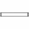 Raised Garden Bed Black 200 X 30 X 72 Cm WPC and Aluminum