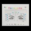 Face and Eye Rhinestone Teardrop Stickers - Pearl & Diamond Bindi Jewelry