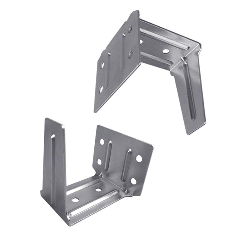 Multipurpose Blind Support Brackets Pack of 4 Fit Headrail Stainless Steel Ceiling Inside Outside Installation