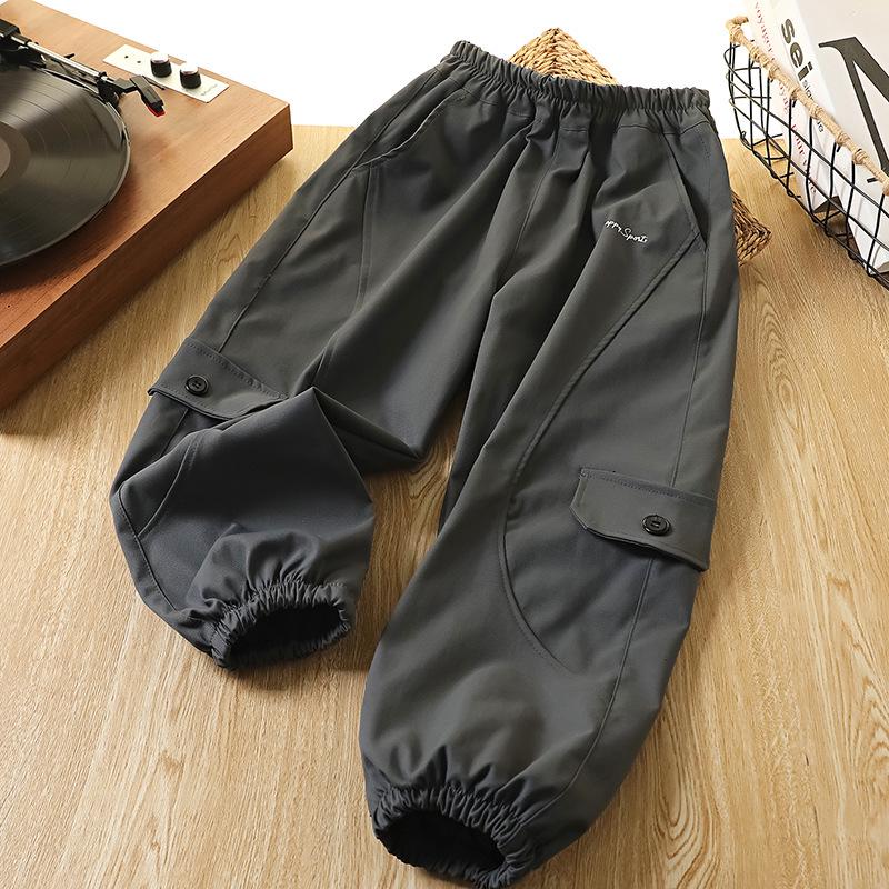 Boys' Fashionable Korean-Style Sports Pants - Versatile Spring/Autumn 2025 Collection for Middle and Big Kids