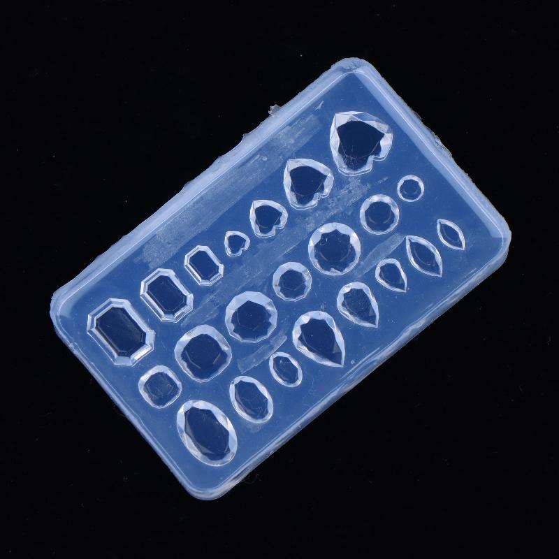 Nail Art Silicone Mold Multiple Styles Gemstone Diy Tool Jewelry Making Resin Silicone Mould Casting Mold