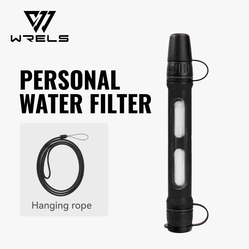 WRELS Camping Emergency Water Filter Outdoor Life Emergency Filtration Direct Drinking individual Water Purifier Steriliza