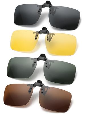 [SensaBliss] Óculos de sol polarizados, tipo clip-on, proteção UV400 UV, ultraleves, tipo flip-up,