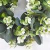 Artificial Eucalyptus Leaves Plant Wreath Party Wedding Hanging Decor Garland