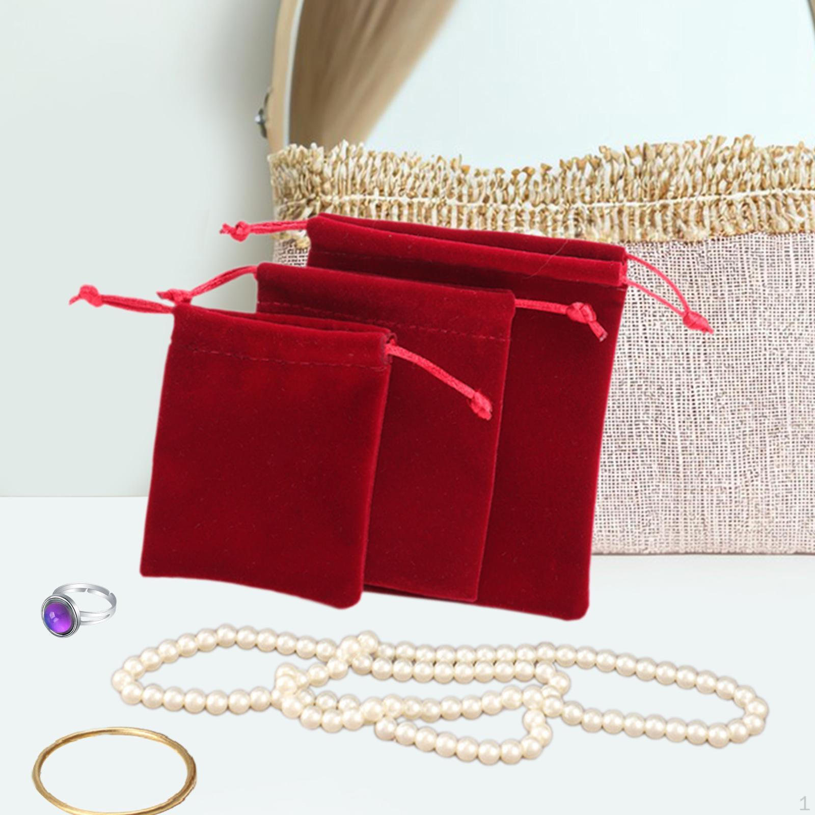 

3 шт., мини-сумка на шнурке, многоразовая, легкая, для вечеринок, свадебных косметических средств