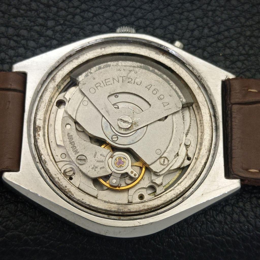 RARE ORIENT AUTOMATIC VINTAGE JAPAN 46941 MENS ORIGINAL DIAL WATCH A703354-1
