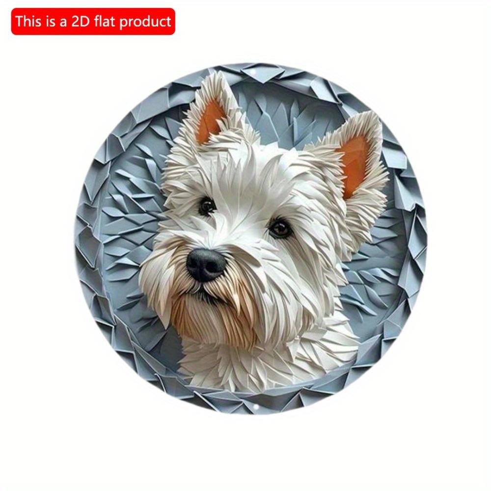 1pc 2d Flat Wood Round Wooden Sign - 20cm Art Painting Wreath Decorative Plates Entrance Decor Gift Mask Theme for Bar Cafe Club Home Room Wall Decor