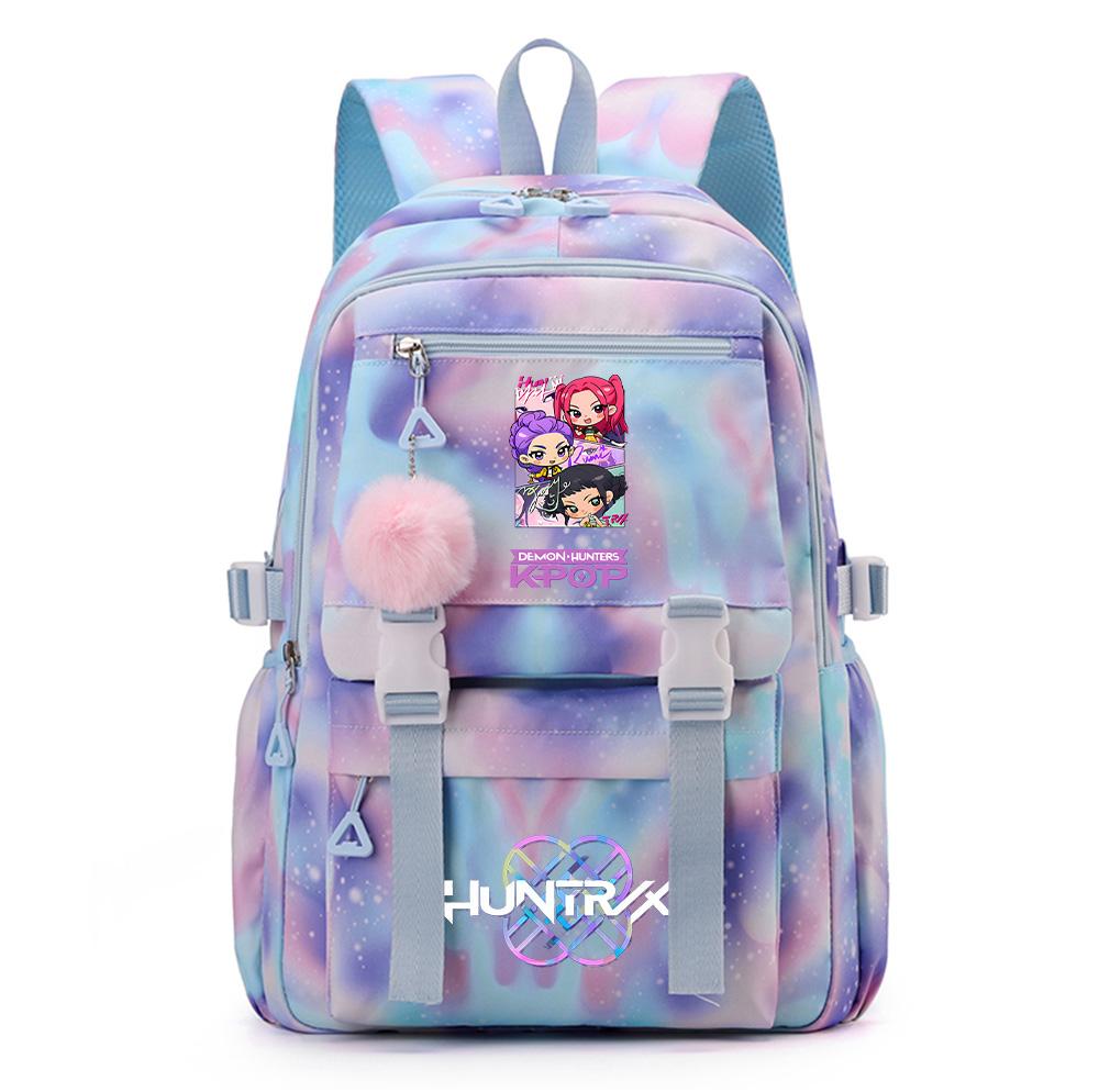 Rucsac Imprimat cu Demon Hunters K-Pop Desen Animale Școlar pentru Adolescent Student Fată Băiat Geantă pentru Cărți Capacitate Mare Impermeabilă Geantă de Călătorie Mochila