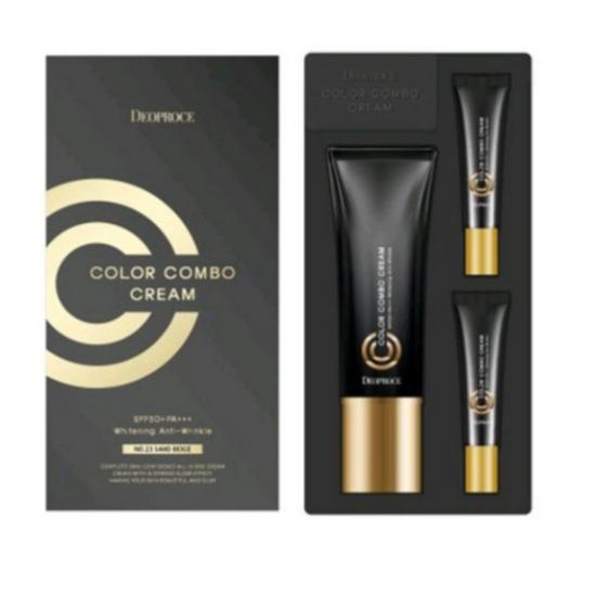 DEOPROCE CC-крем Color Combo SPF50+ PA+++ #23 40 г + Образцы (5 г × 2) Color Combo Cream 1