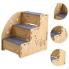 Pet Dog Stair Ladder 3 Steps Portable Anti Slip Supplies Ramp Puppy for Older