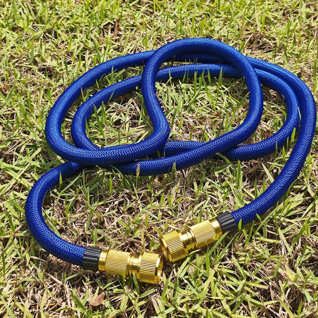 1PC Copper Plated Household Garden Water Pipe With 3x Expansion Tpe Car Wash Water Pipe Expansion Water Pipe