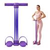 Pedal Resistance Band with Handle 6-Tube Pedal Ankle Puller Multifunction Abdomen Waist Arm Legs Stretching Training Pedal Workout Band