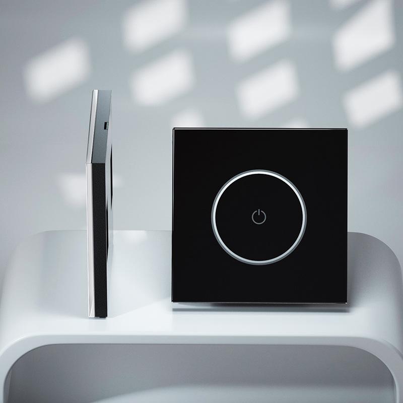 Smart WiFi Touch Switch Panel with Voice Control, Mijia Compatible, Mobile Remote Function, 86 European Standard