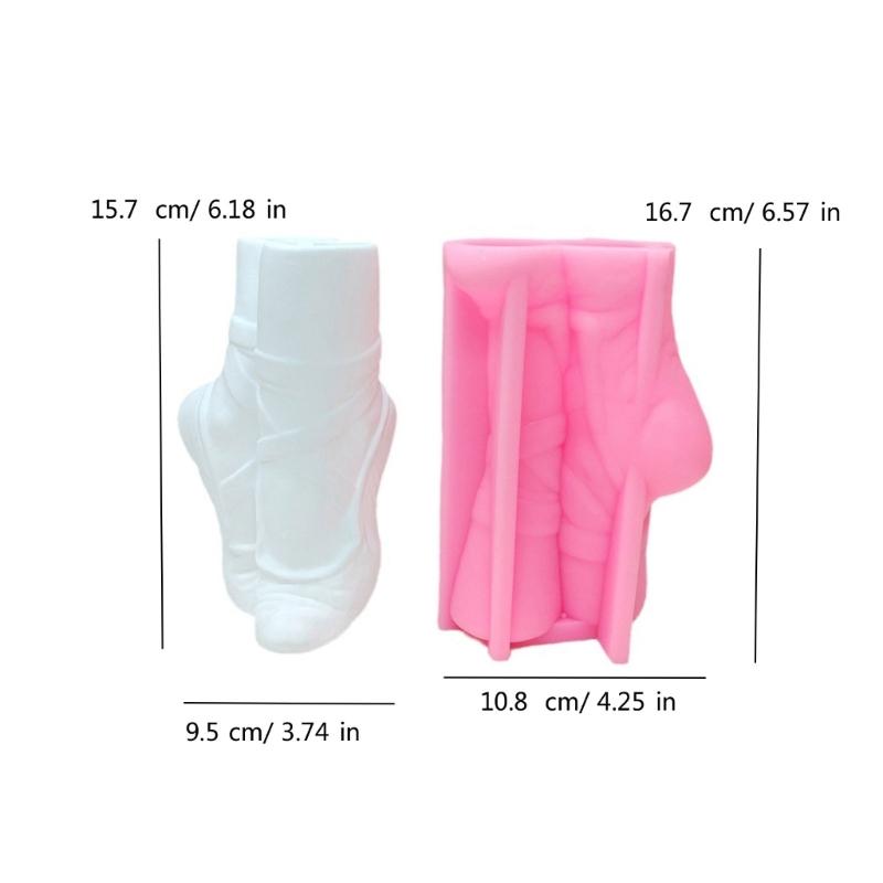 Ballet Shoe Shape Resins Molds for Making Vase Table Decorations Christmas Gift, Ballet Slipper Shape Silicones Molds
