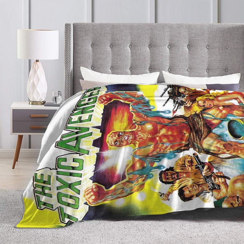 Toxic Avenger Blanket Quality Warm Soft Throw Blanket Winter Girls Boys Couch Bed Comfortable Bedspread