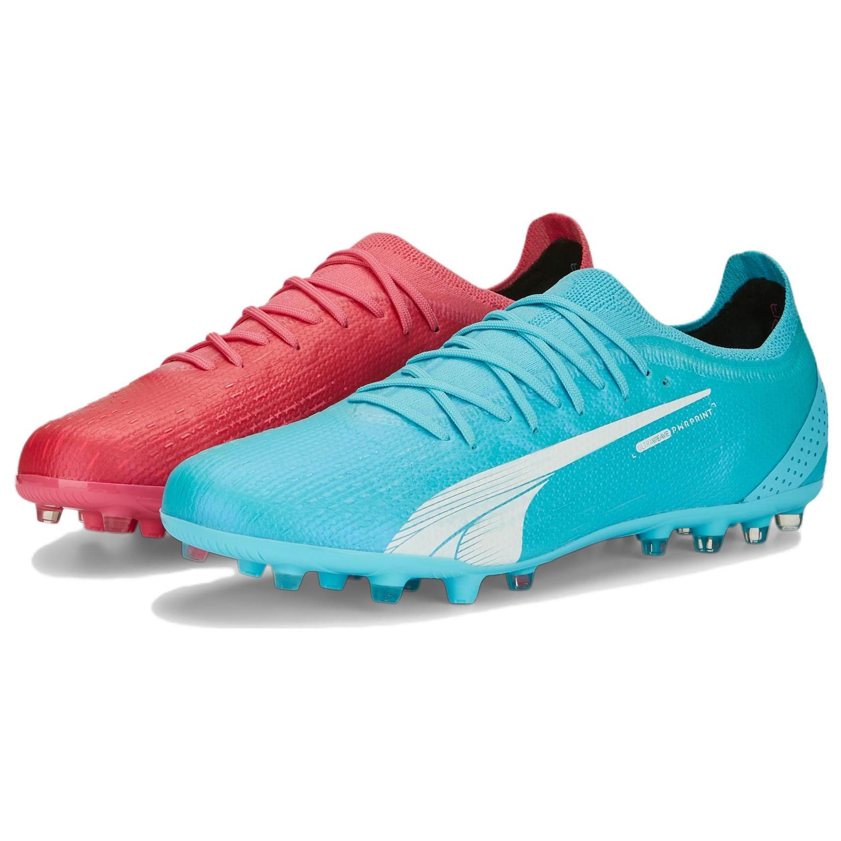 PUMA Ultra Ultimate Tricks MG Sunset Pink Hero Blue Men s 107414-01 EU 42