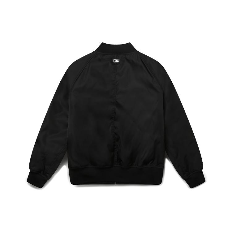 MLB Basic Logo Jackets Unisex Black Baseball Collar Moderate Other 31JPU0111-50L
