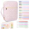 Bible Cover Case Portable Cotton Bible Tote Bags with Handle Multi-purpose Study Accessory Kit Book Storage Bag for Travel Study