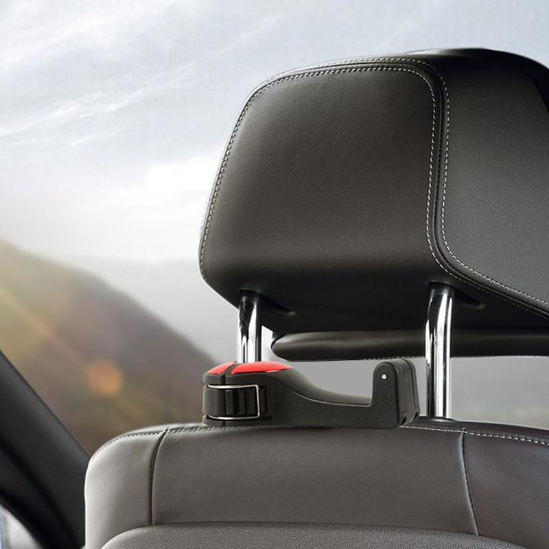 2 in 1 Auto Gadget Auto Rücksitz Haken Aufhänger Organizer Auto Kopfstütze Haken Halter