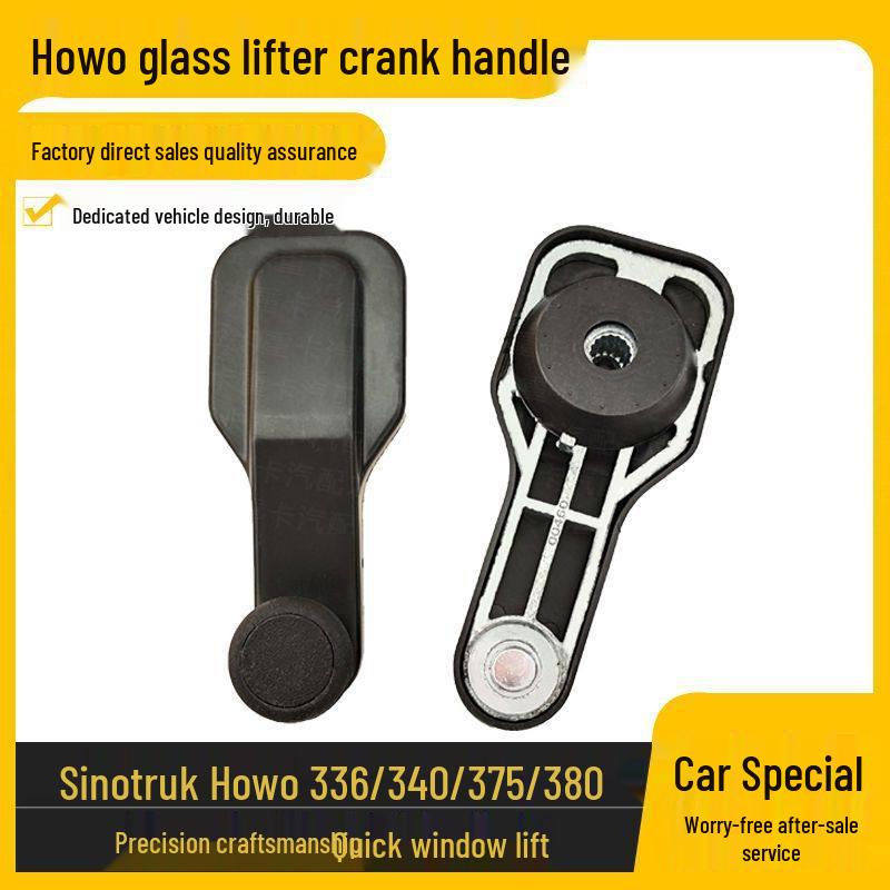 Compatible HOWO Car Door Glass Lifter Crank Handle 336/340/375/380 Models Standard