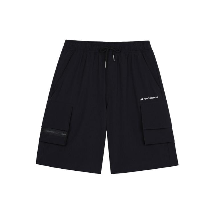 New Balance Атлетические Повседневные Шорты Карго Мужские Черные AMS12368-BK M