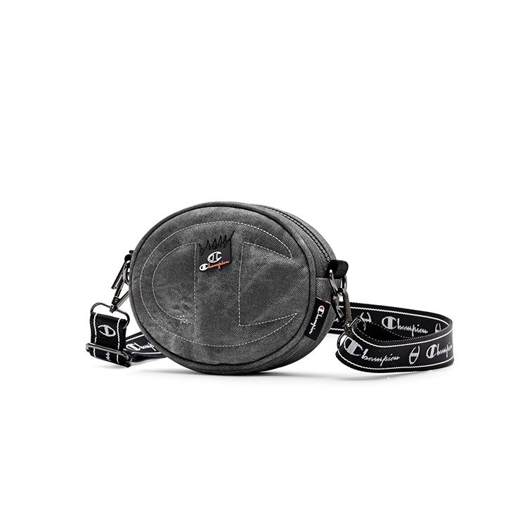 New Champion Synthetic Leather, Textile Crossbody Bag Regular Unisex Dark Gray/Black/Dark Red U4BACPU25