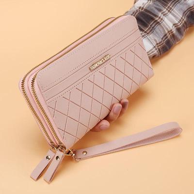 Women's Versatile Long Clutch Wallet - Double Zipper, Large Capacity, Multi-purpose Coin and Card Holder